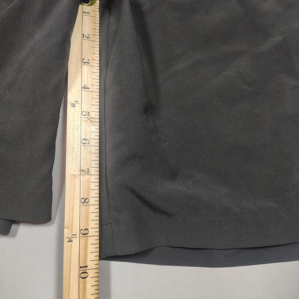Lee Active Performance Shorts Womens 10 Black Stretch Solid Polyester Blend - Picture 6 of 10
